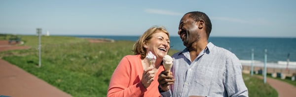 People with icecream